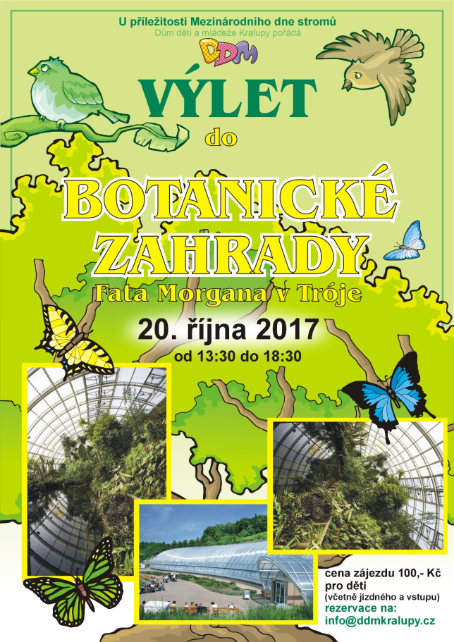 Výlet do botanické zahrady