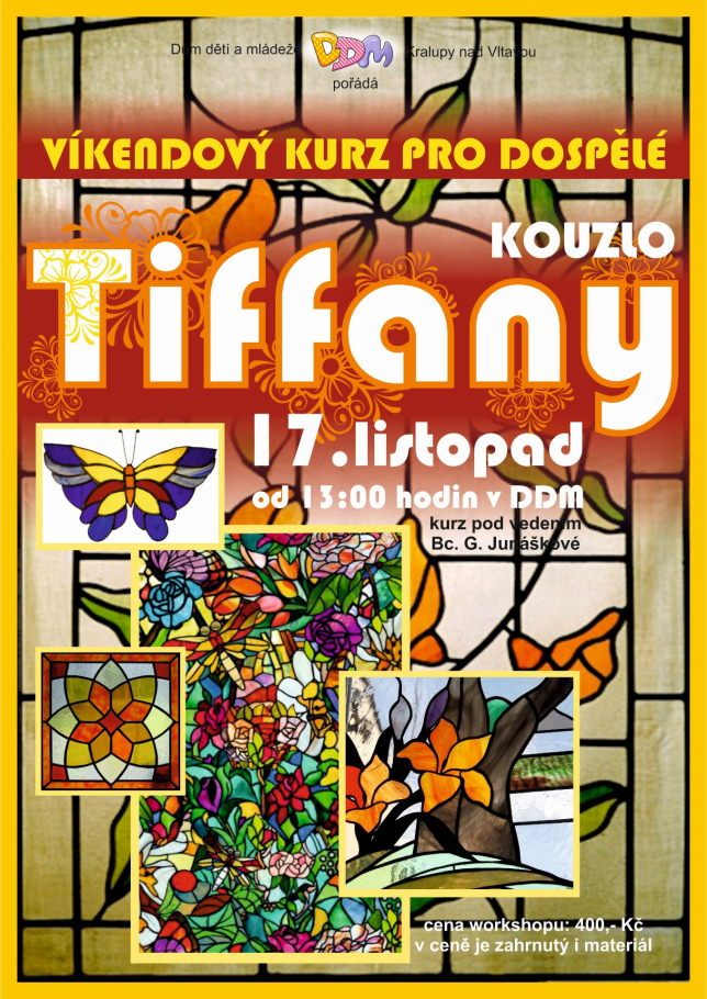 víkendový kurz Tiffany technika