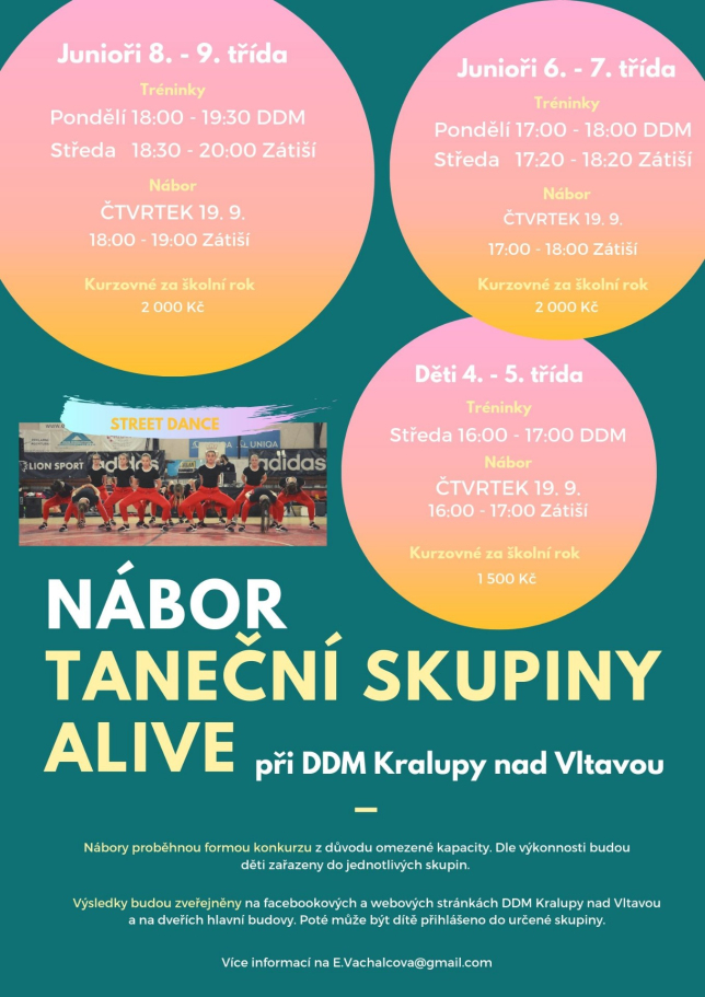 Nábor street dance - VÝSLEDKY