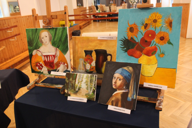 Vernisáž obrazů - zájmový útvar Olejomalba