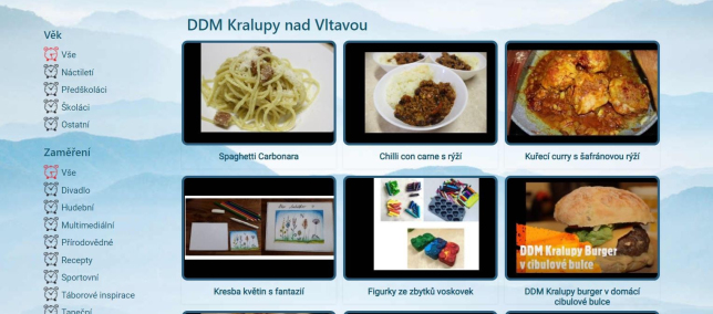 Náměty na aktivity v době uzavření DDM 