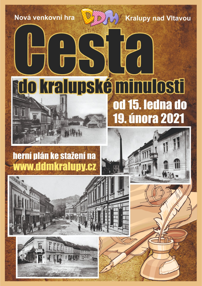 Nová venkovní hra - Cesta do kralupské minulosti I.