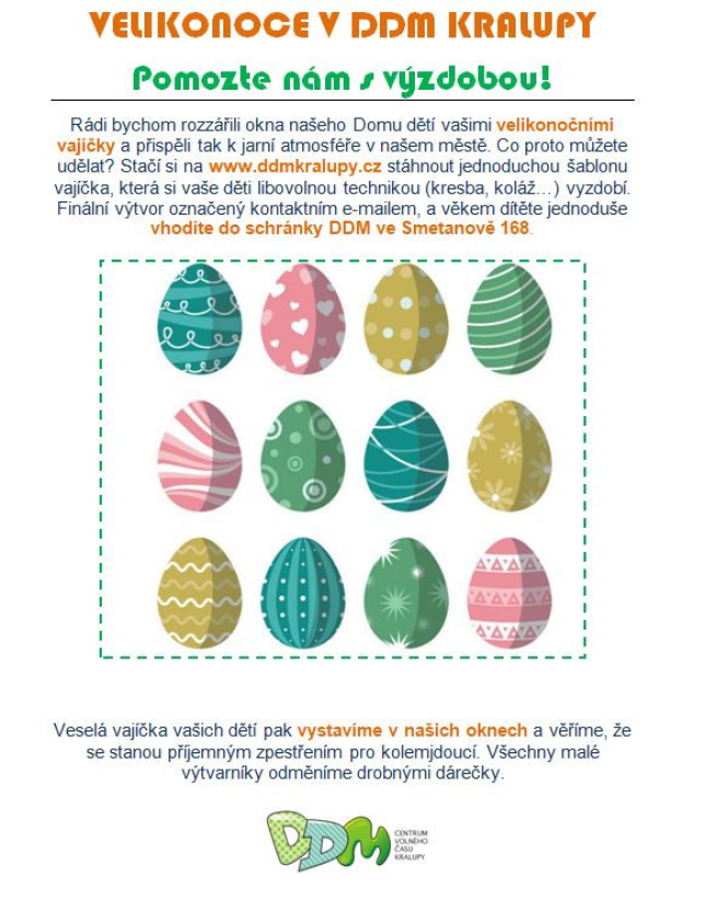 Velikonoce v DDM Kralupy 