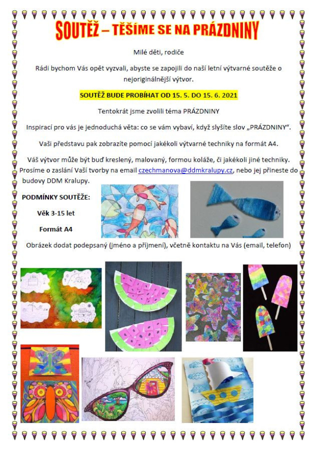 SOUTĚŽ - TĚŠÍME SE NA PRÁZDNINY