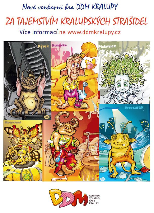 Nová venkovní hra - Za tajemstvím kralupských strašidel PRÁVĚ ZAČÍNÁ!