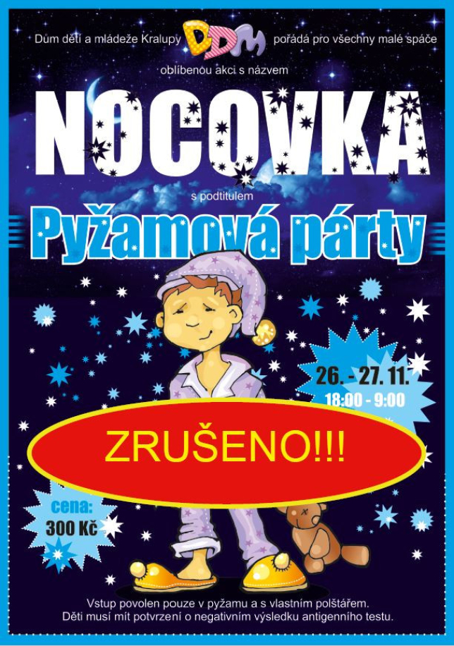 Nocovka - Pyžamová party