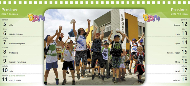 Kalendář DDM Kralupy 2022 v prodeji!