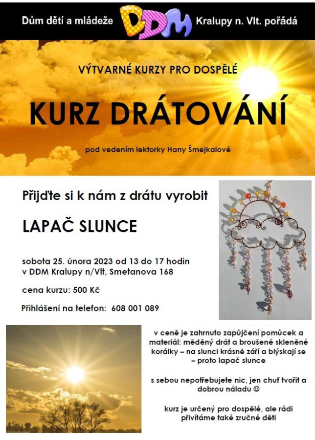 KURZ DRÁTKOVÁNÍ V DDM