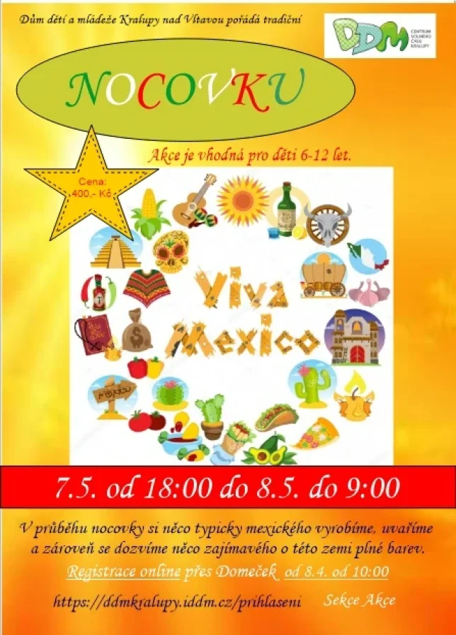 Nocovka ve stylu Mexico