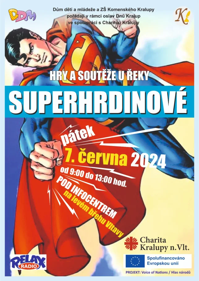 DNY KRALUP - Superhrdinové - stezka s úkoly