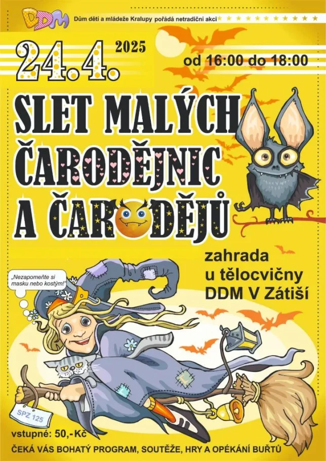 Slet malých čarodějnic a čarodějů