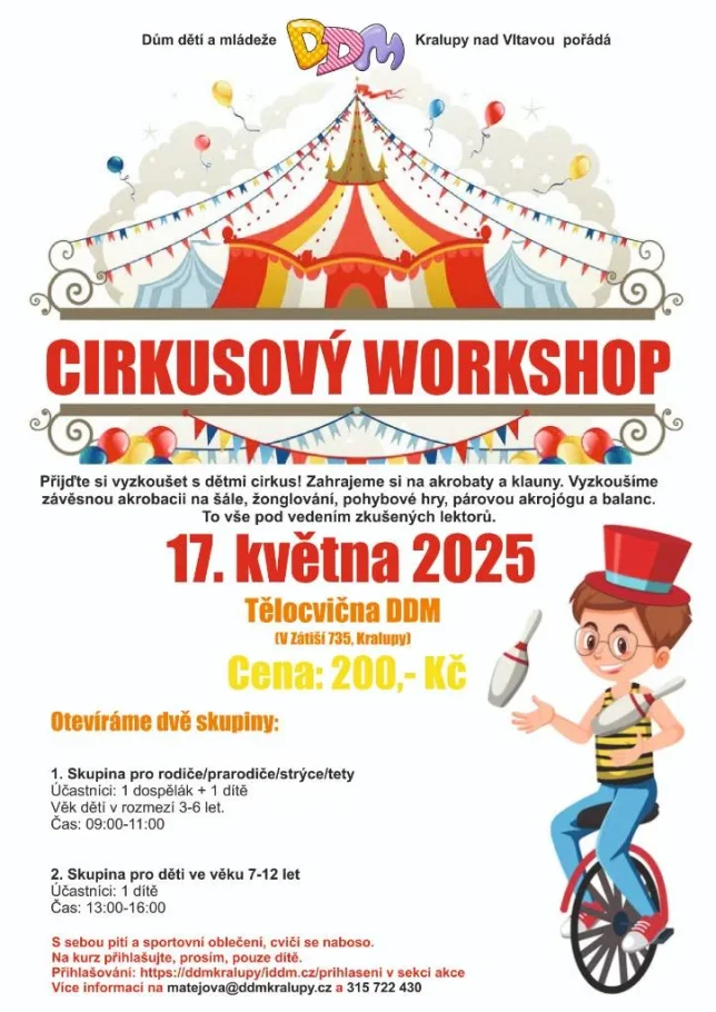 Cirkusový workshop